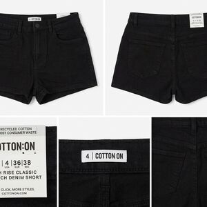 Cotton On High Rise Classic Stretch Denim Shorts - NWT